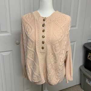 Cable knit cotton Sweater